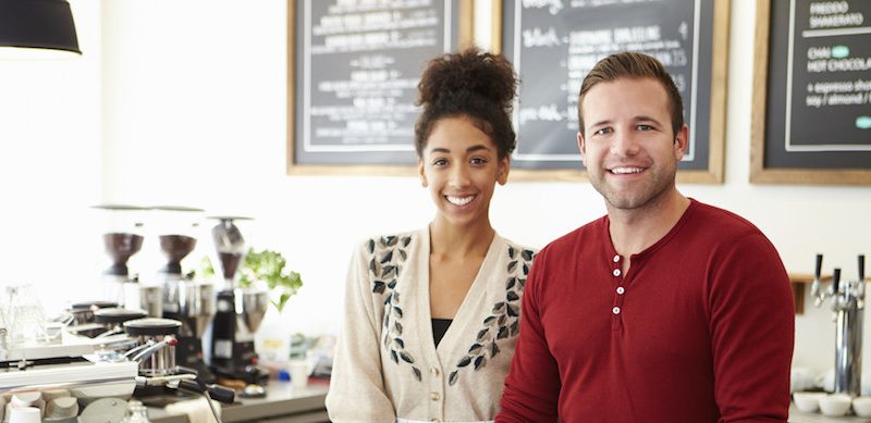 Male Owner Of Coffee Shop