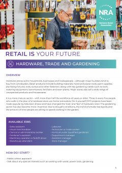 Retail Is Your Future - Hardware, Trade & Gardening