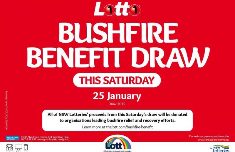 Tabcorp bushfire benefit draw