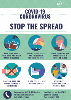 Covid-19 Campaign Poster - Stop the Spread