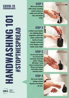Covid-19 Campaign Poster - Handwashing 101