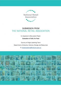 Submission: Evaluating Australia’s Country of Origin Labelling Discussion Paper (September 2020)
