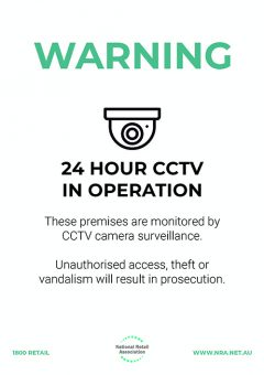 CCTV Warning Signage