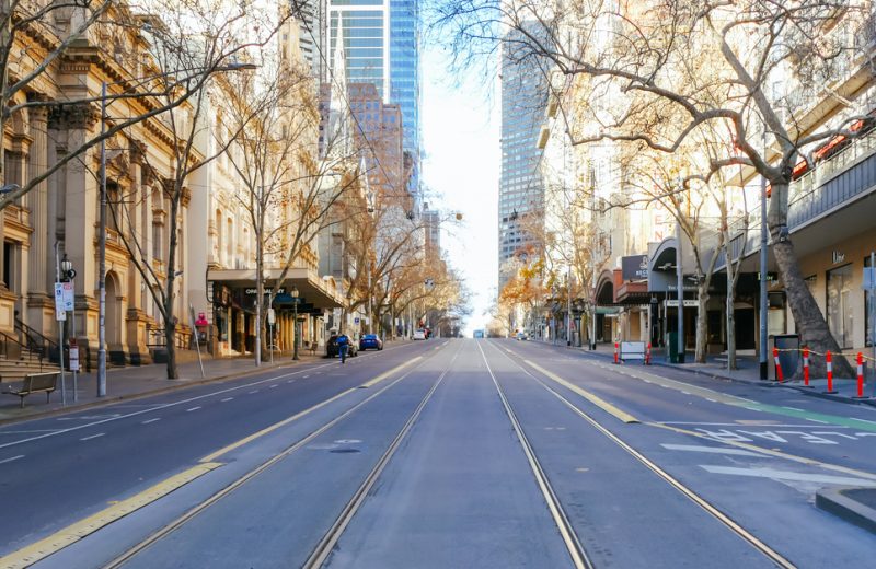 Victorian retailers in CBD shuttered in lockdown