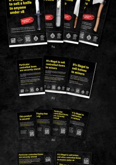 Optional campaign posters - 2024 QLD Knife and Controlled Items